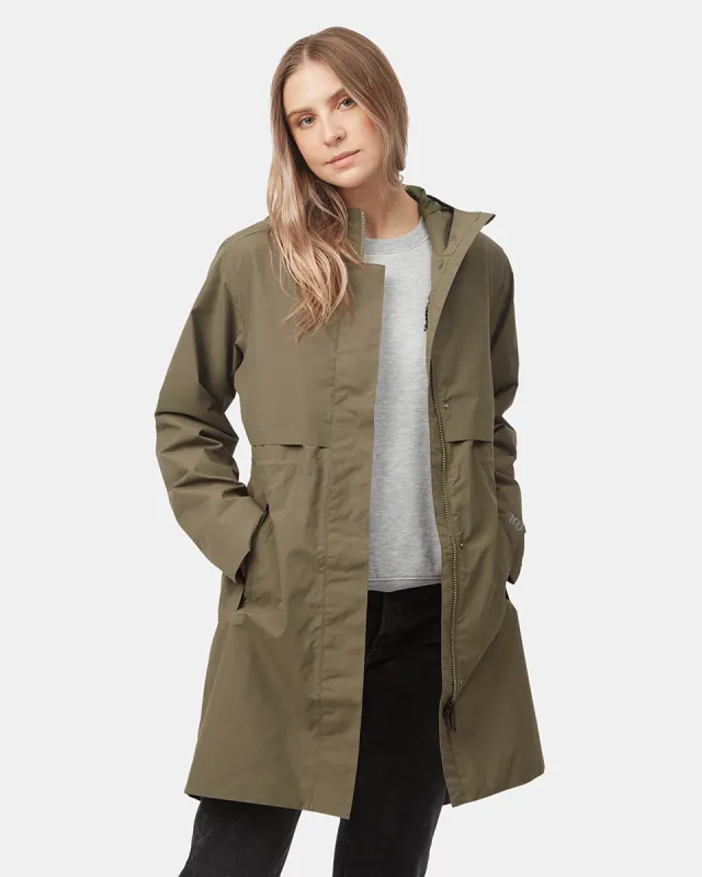 Nimbus Long Rain Jacket sold by tentree