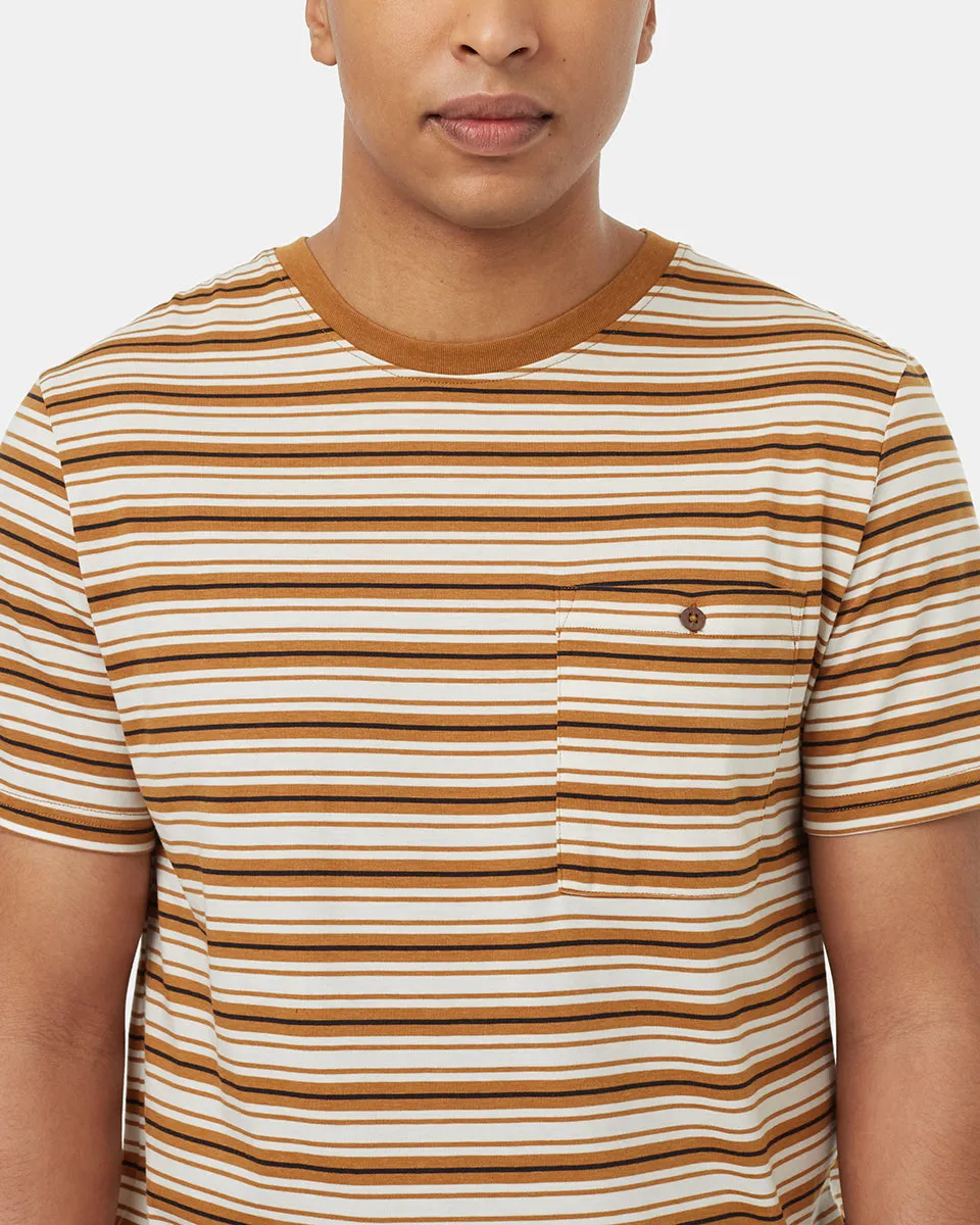 TreeBlend Stripe Button Pocket T-Shirt sold by tentree product image thumbnail 4