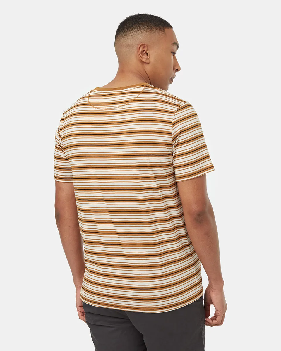 TreeBlend Stripe Button Pocket T-Shirt sold by tentree product image thumbnail 3