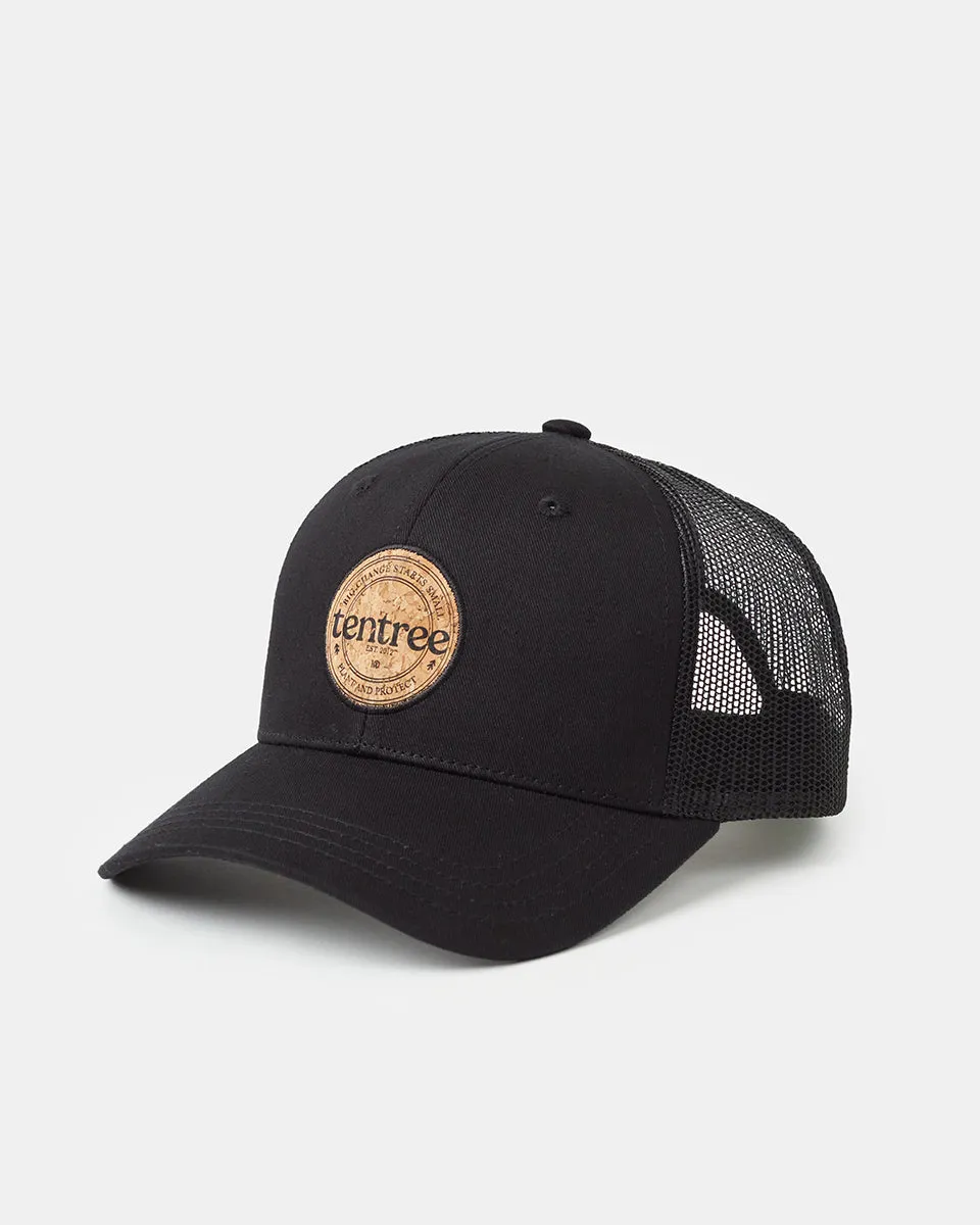 Cork Patch Twill Elevation Trucker Hat sold by tentree