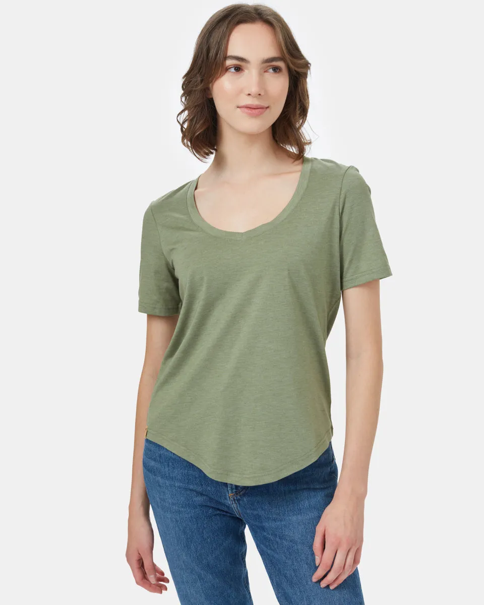 TreeBlend V-Neck T-Shirt sold by tentree