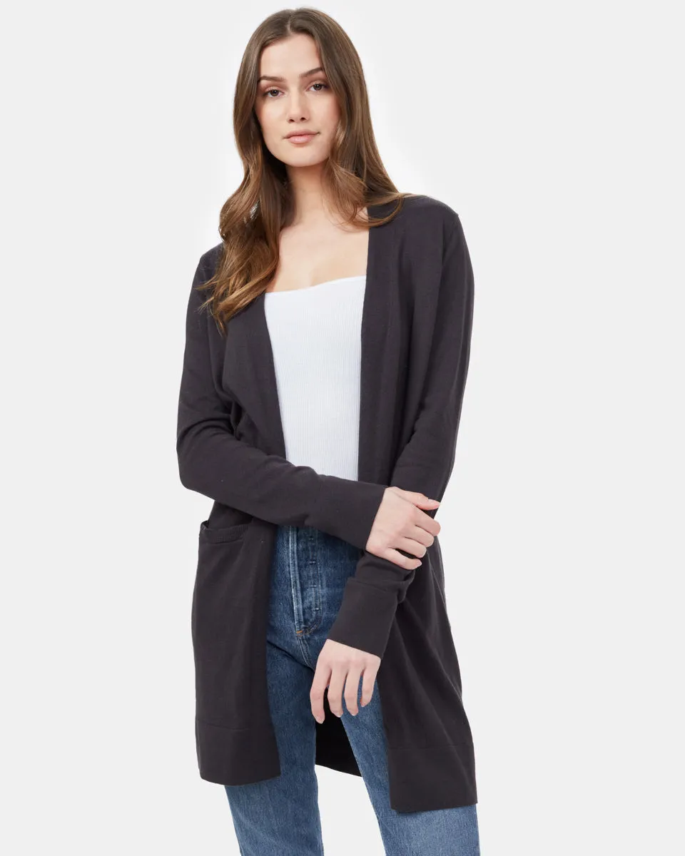 Highline Cotton Sage Cardigan sold by tentree