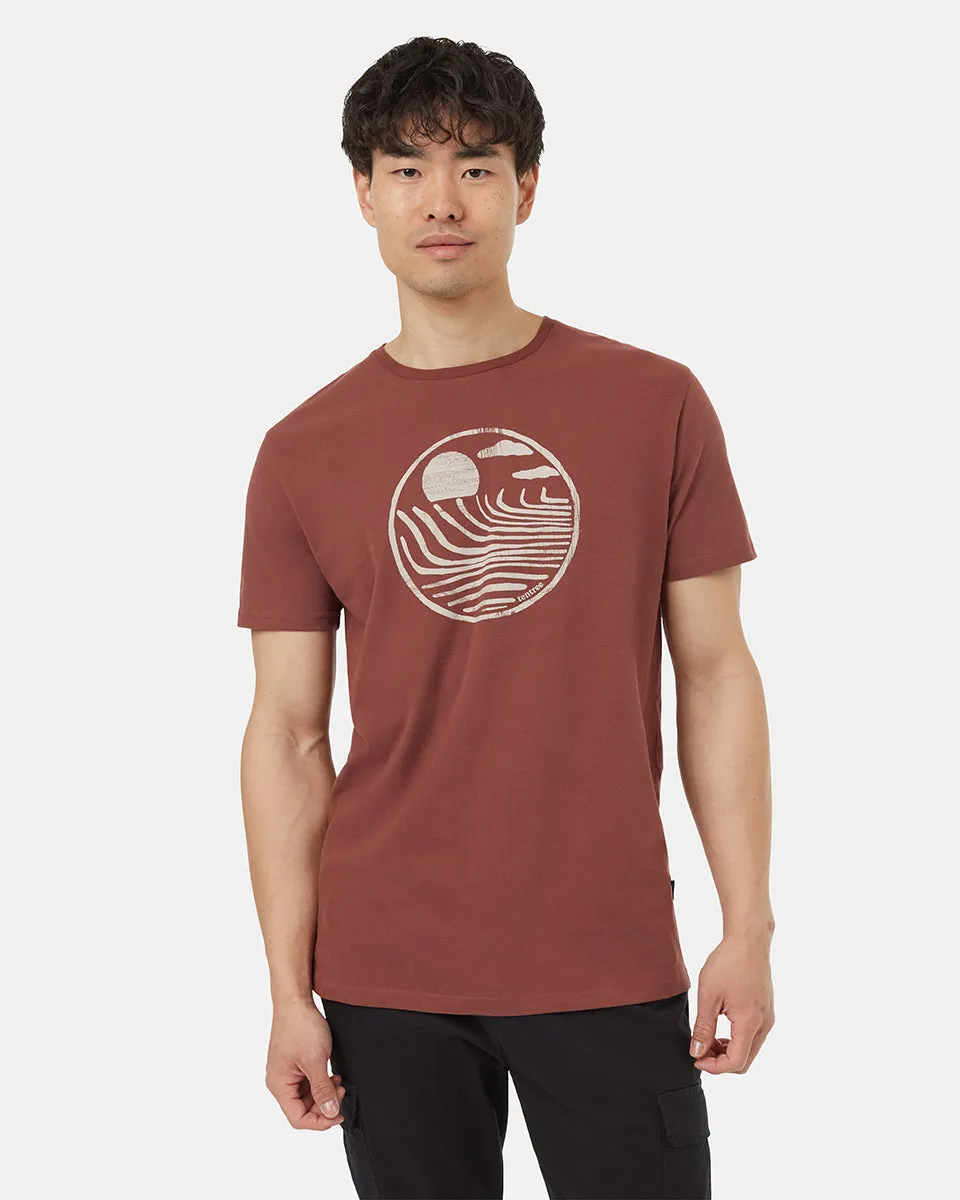 Regenerative Cotton Crop Lines T-Shirt sold by tentree