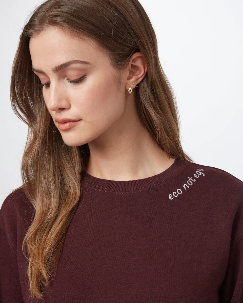 Eco not Ego Embroidered Crew sold by tentree product image thumbnail 4