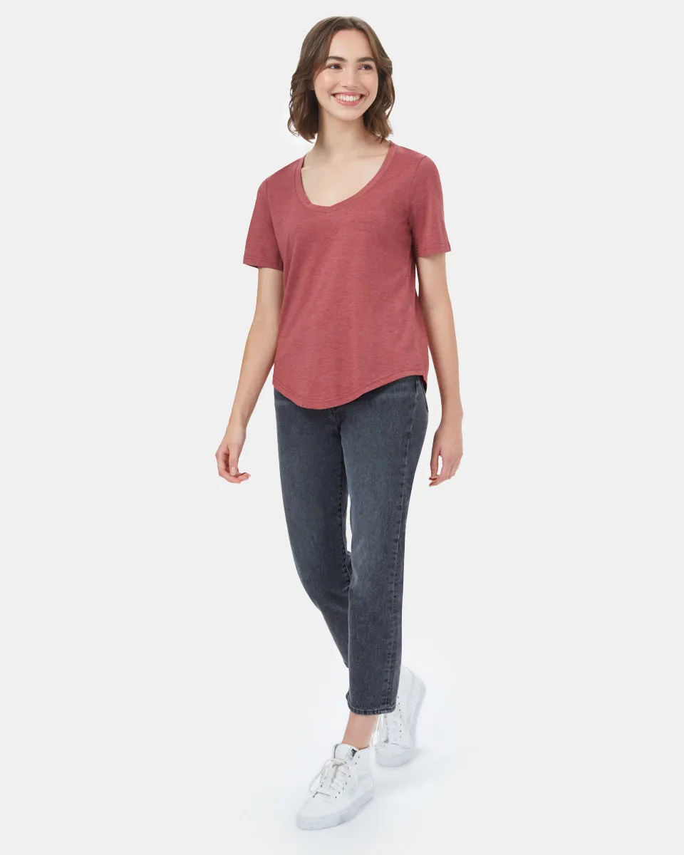 TreeBlend V-Neck T-Shirt sold by tentree