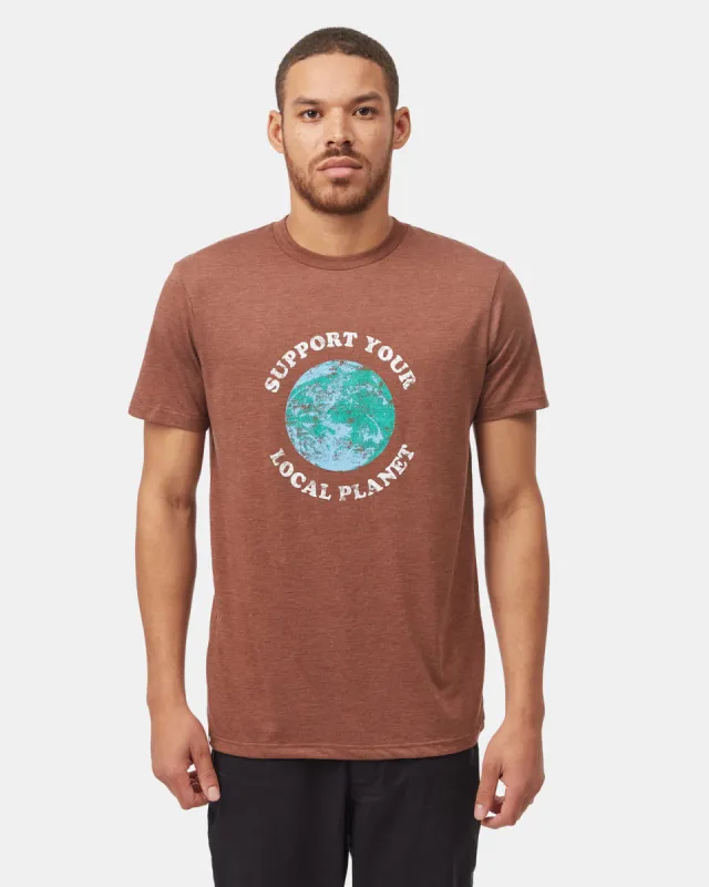 Support Your Local Planet T-Shirt sold by tentree