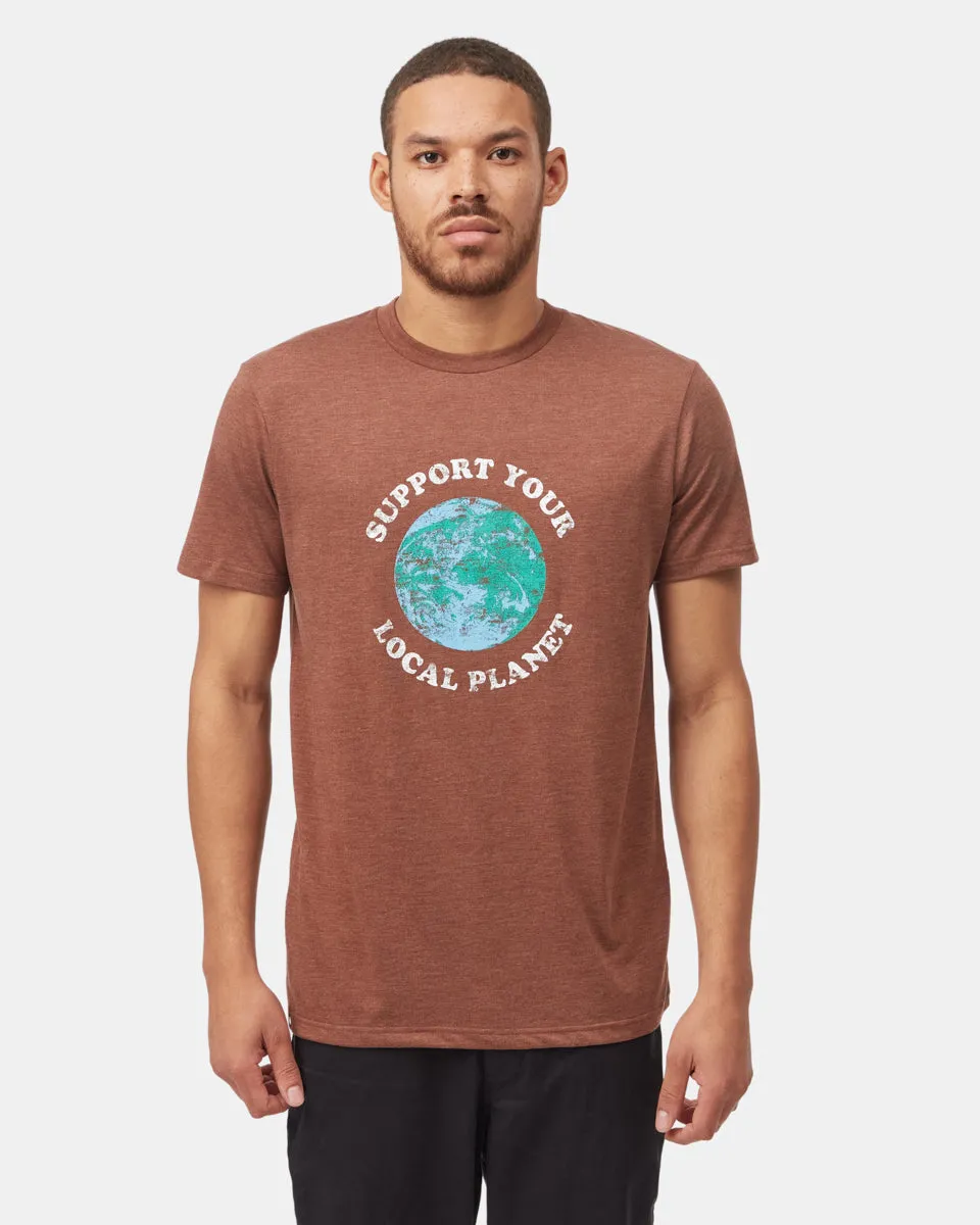 Support Your Local Planet T-Shirt sold by tentree