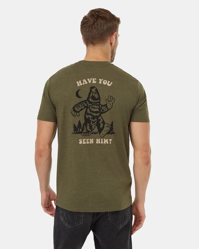 Have You Seen Him T-Shirt sold by tentree