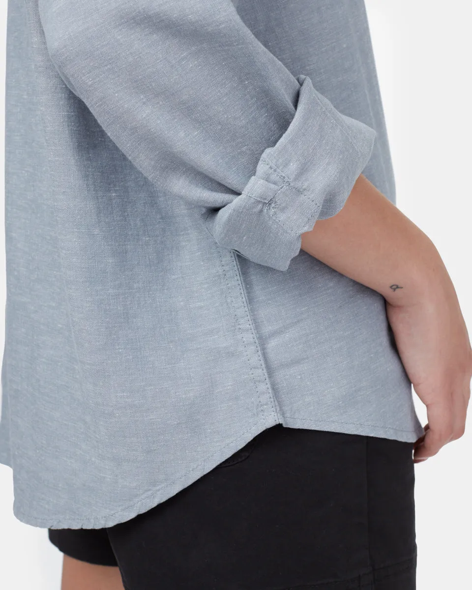 Hemp Button Front Shirt sold by tentree product image thumbnail 5