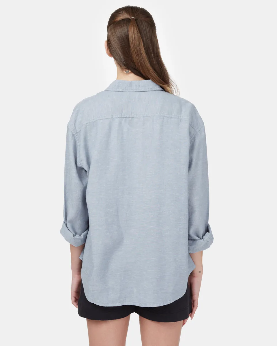 Hemp Button Front Shirt sold by tentree product image thumbnail 3