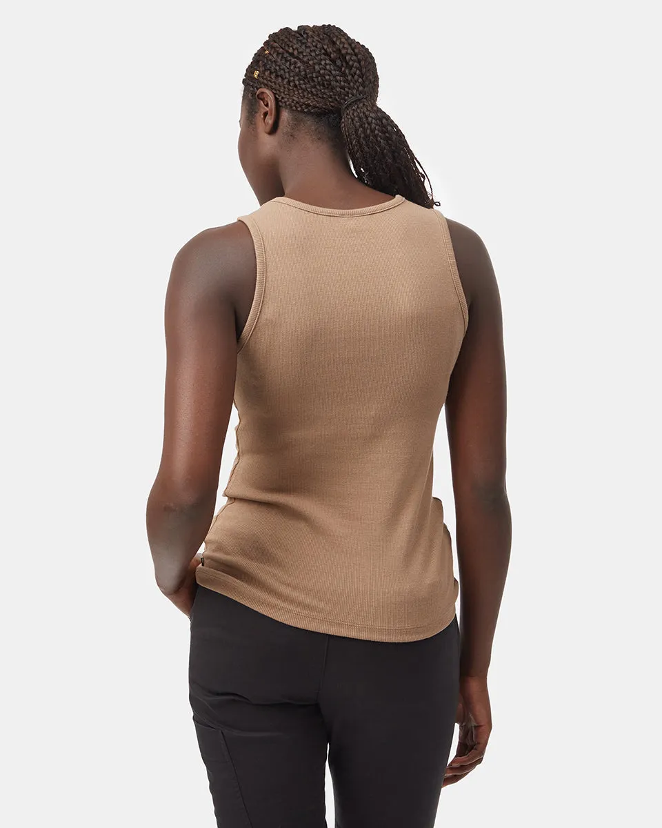 Rib High Neck Tank sold by tentree product image thumbnail 3