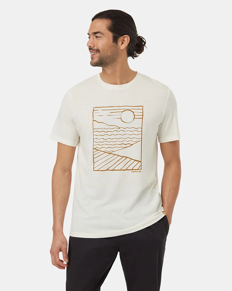 Linear Scenic T-Shirt sold by tentree