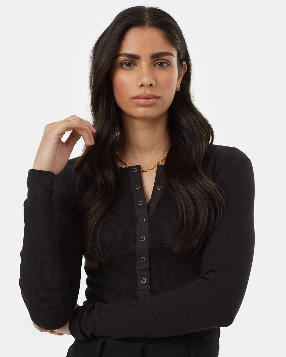 Rib Snap Placket Henley sold by tentree product image thumbnail 2