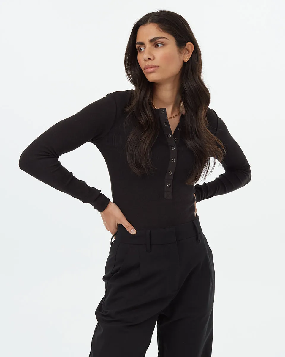 Rib Snap Placket Henley sold by tentree product image thumbnail 4