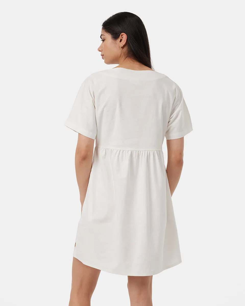 Hemp Button Front Swing Dress sold by tentree product image thumbnail 3