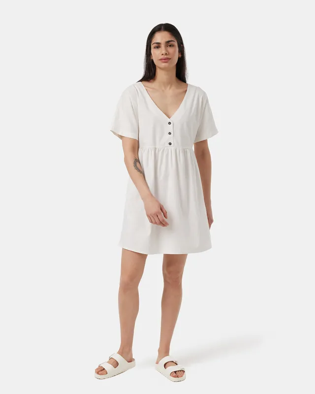 Hemp Button Front Swing Dress sold by tentree
