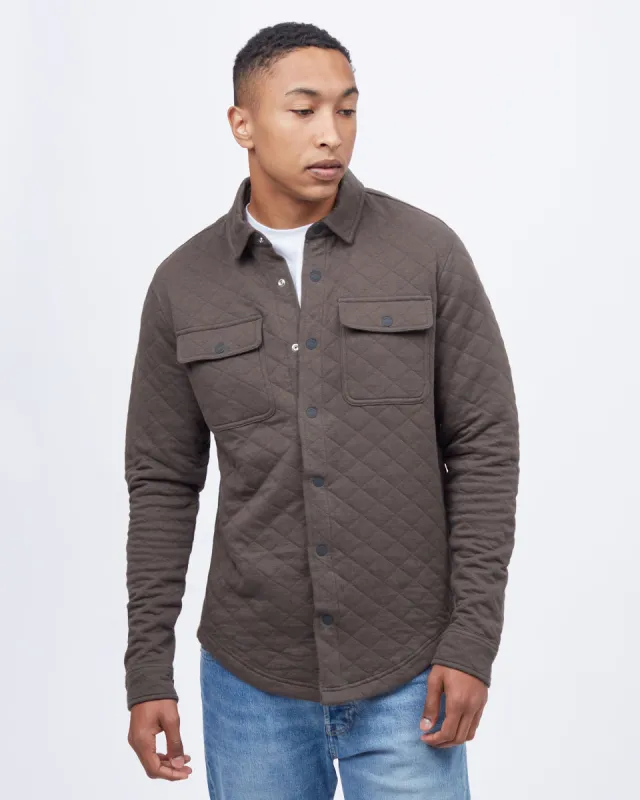Quilted Colville Overshirt made by tentree