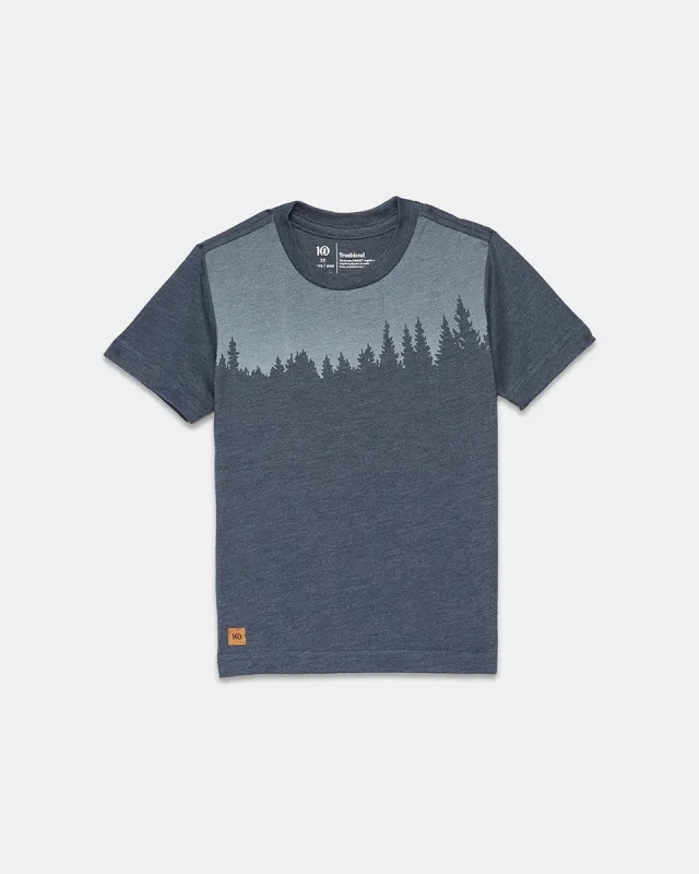Juniper T-Shirt (Meteorite Black Heather) sold by tentree