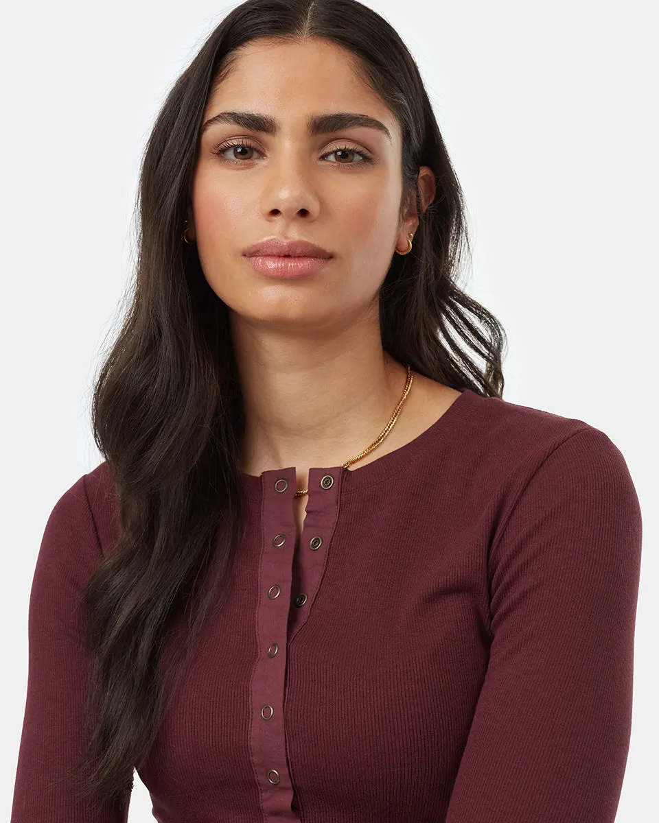 Rib Snap Placket Henley sold by tentree product image thumbnail 4