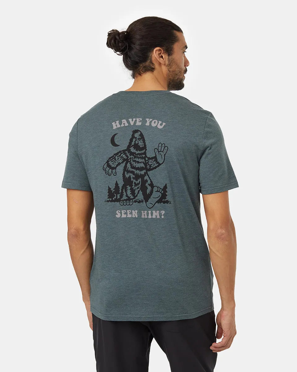 Have You Seen Him T-Shirt sold by tentree