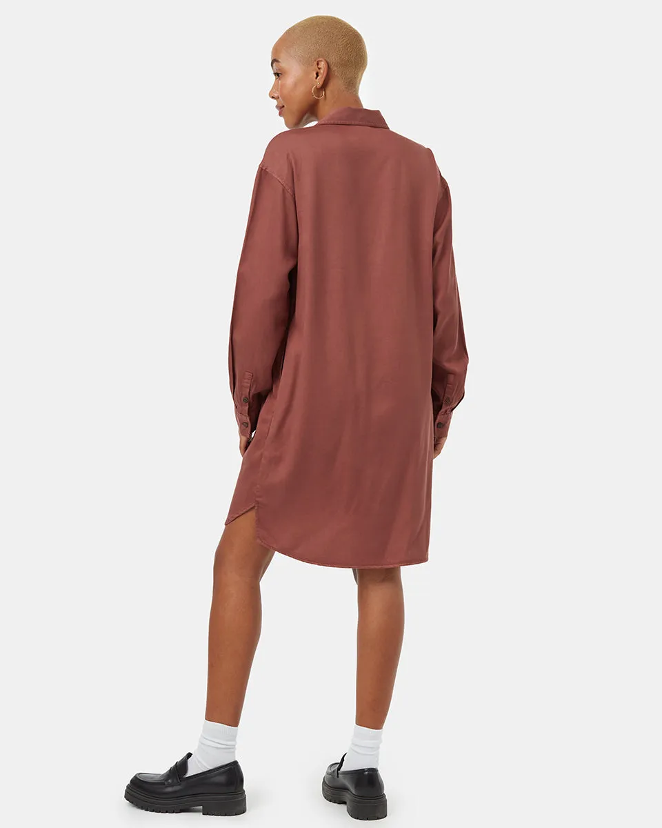 Oversized Shirt Dress sold by tentree product image thumbnail 3