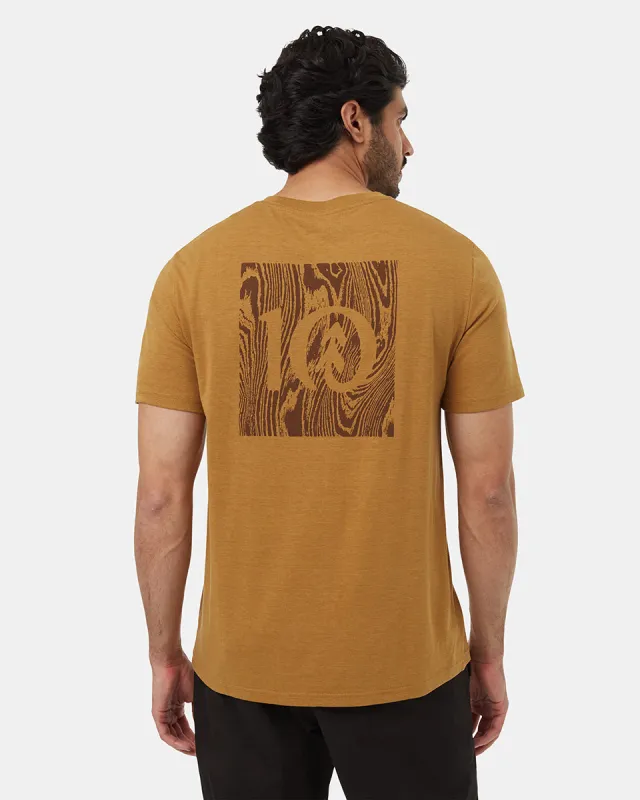 Woodblock Ten T-Shirt sold by tentree