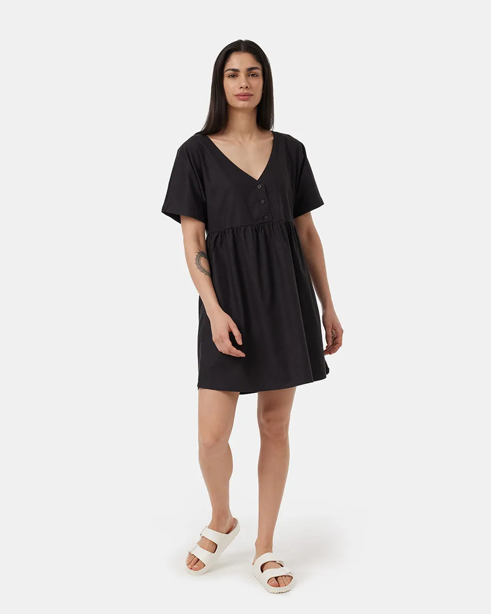 Hemp Button Front Swing Dress sold by tentree