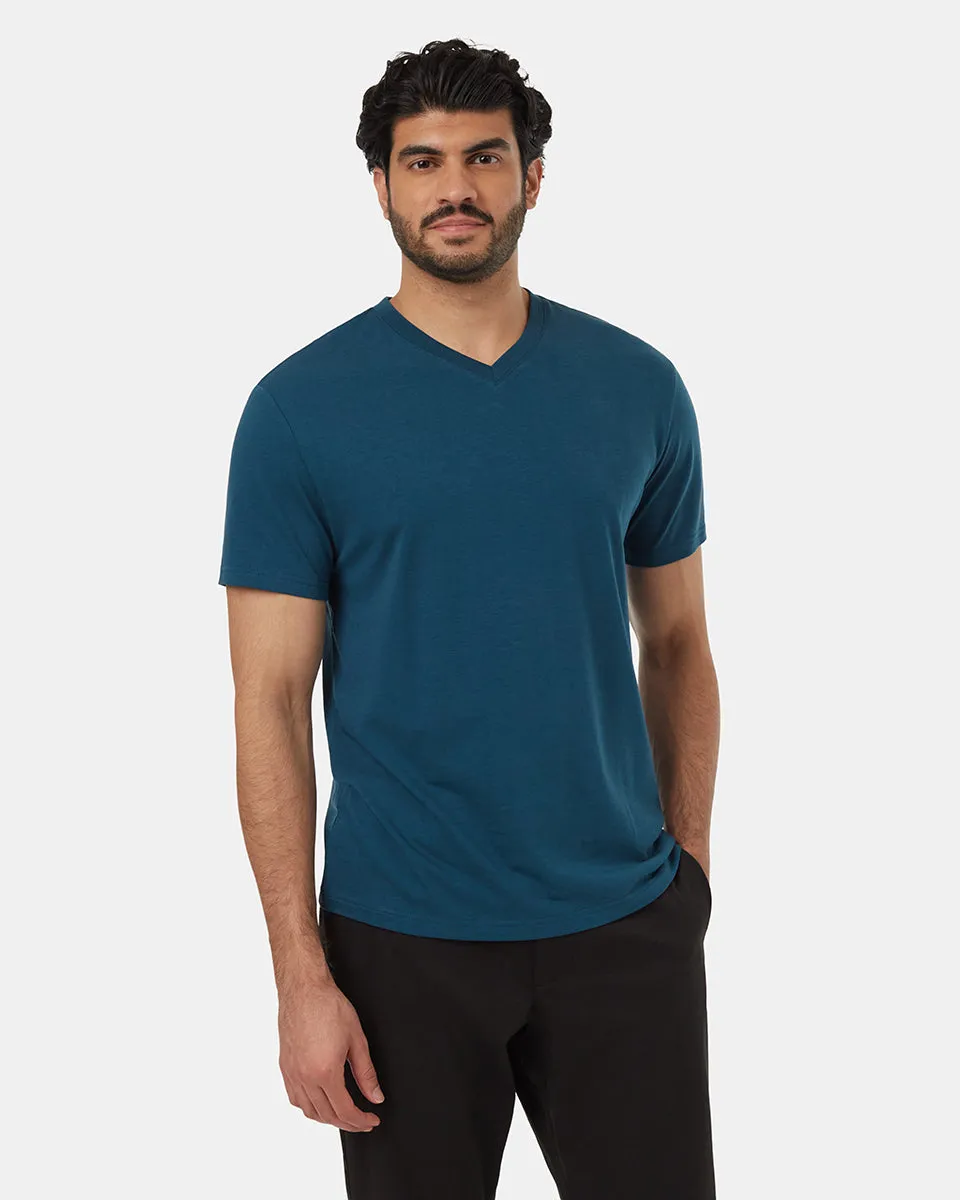 Treeblend V-Neck T-Shirt sold by tentree
