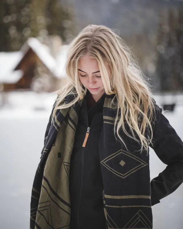 Cotton Diamond Blanket Scarf sold by tentree