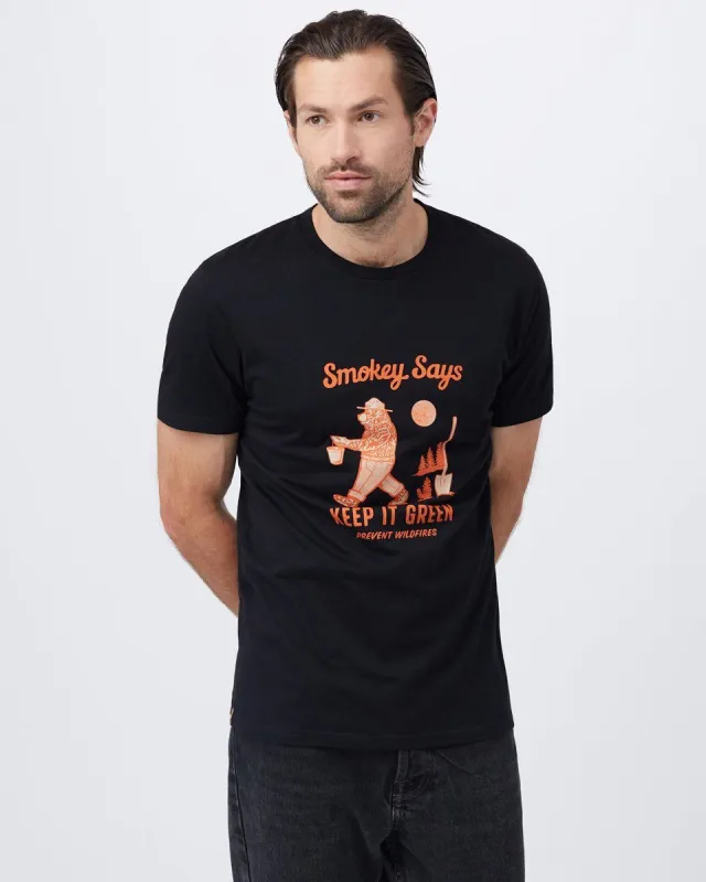 Smokey Bear Says T-Shirt sold by tentree
