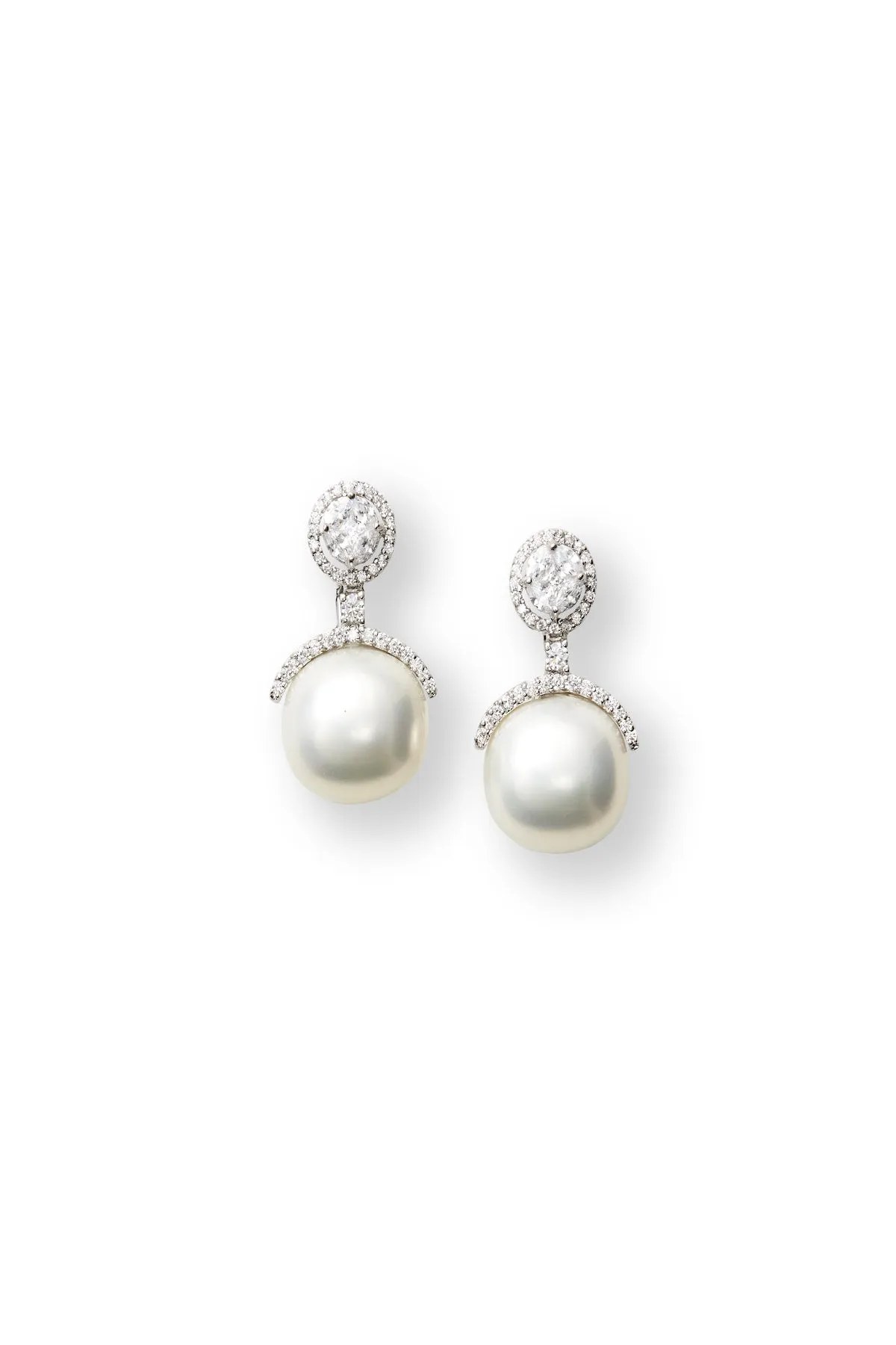 Pearl Drop Earrings sold by Teri Jon
