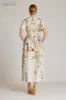 Cotton Floral Tea Length Dress sold by Teri Jon