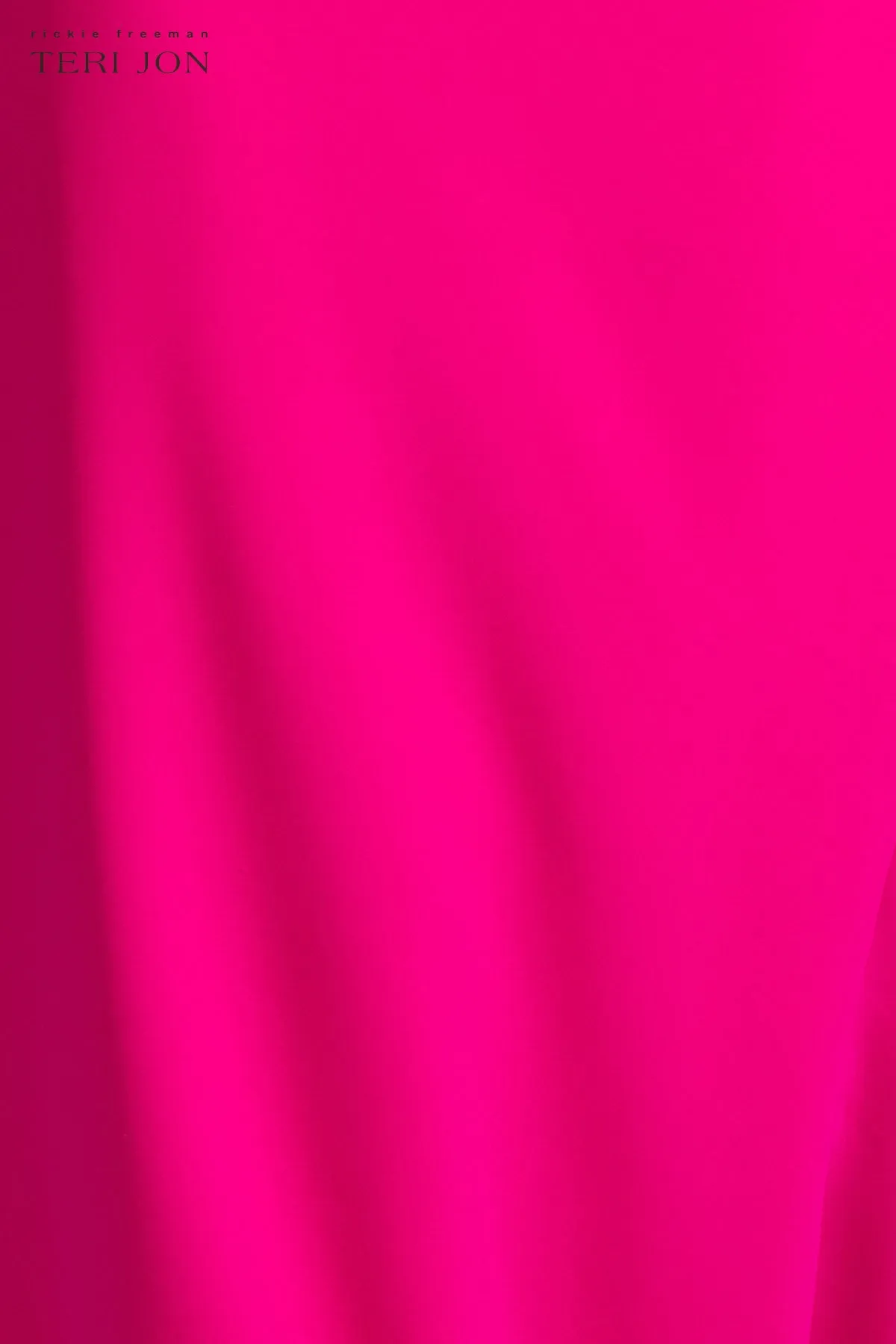 Stretch Crepe Cape One Shoulder Sleeve Gown sold by Teri Jon product image thumbnail 4