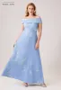 Large Floral Pattern Jacquard Off the Shoulder Gown sold by Teri Jon