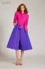 Two Tone Taffeta Shirt Dress sold by Teri Jon