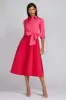 Two Tone Taffeta Shirt Dress sold by Teri Jon