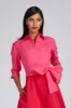 Two Tone Taffeta Shirt Dress sold by Teri Jon