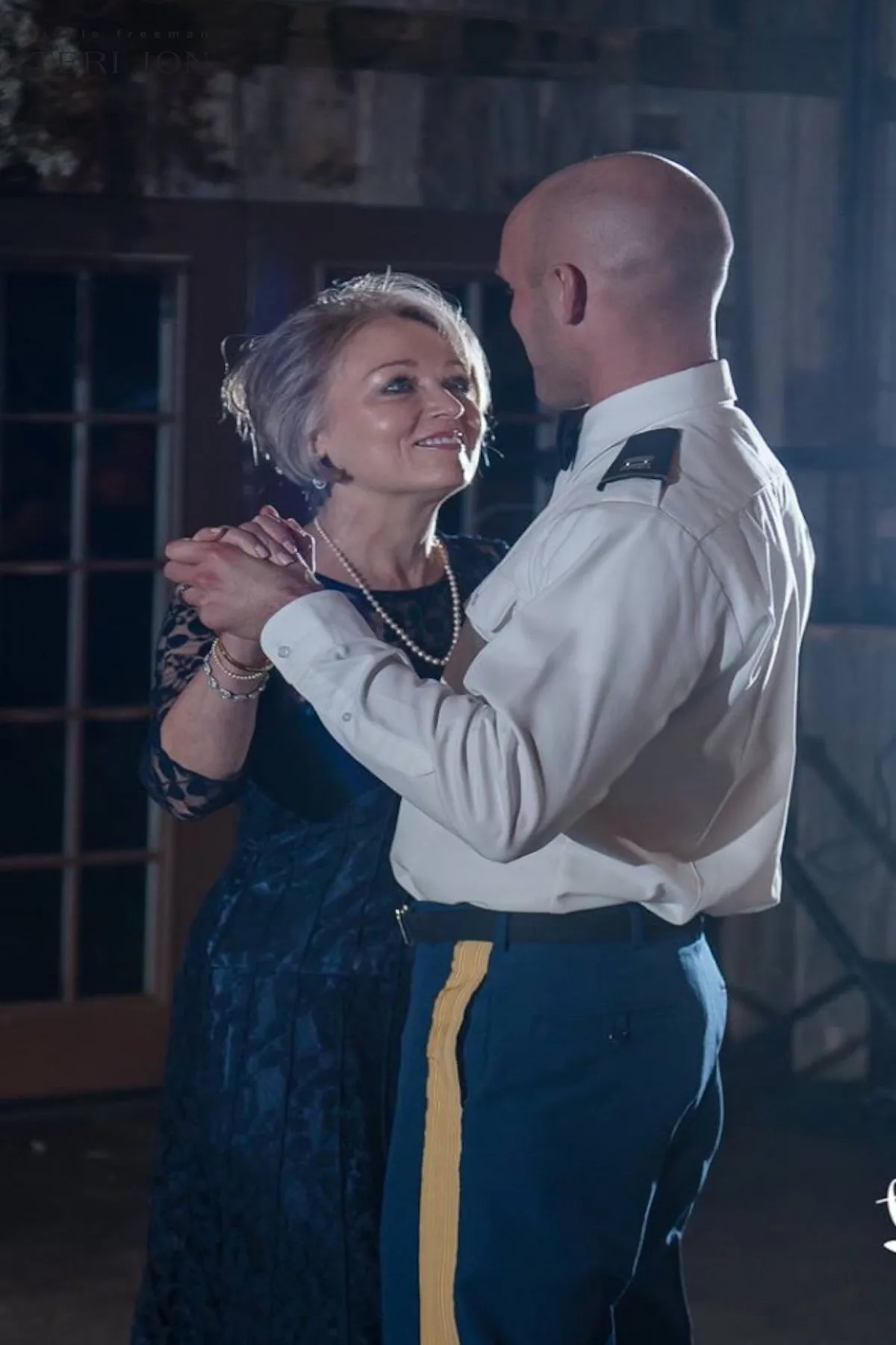 3/4 Sleeve Lace Fit And Flare Dress with Bow sold by Teri Jon product image thumbnail 5