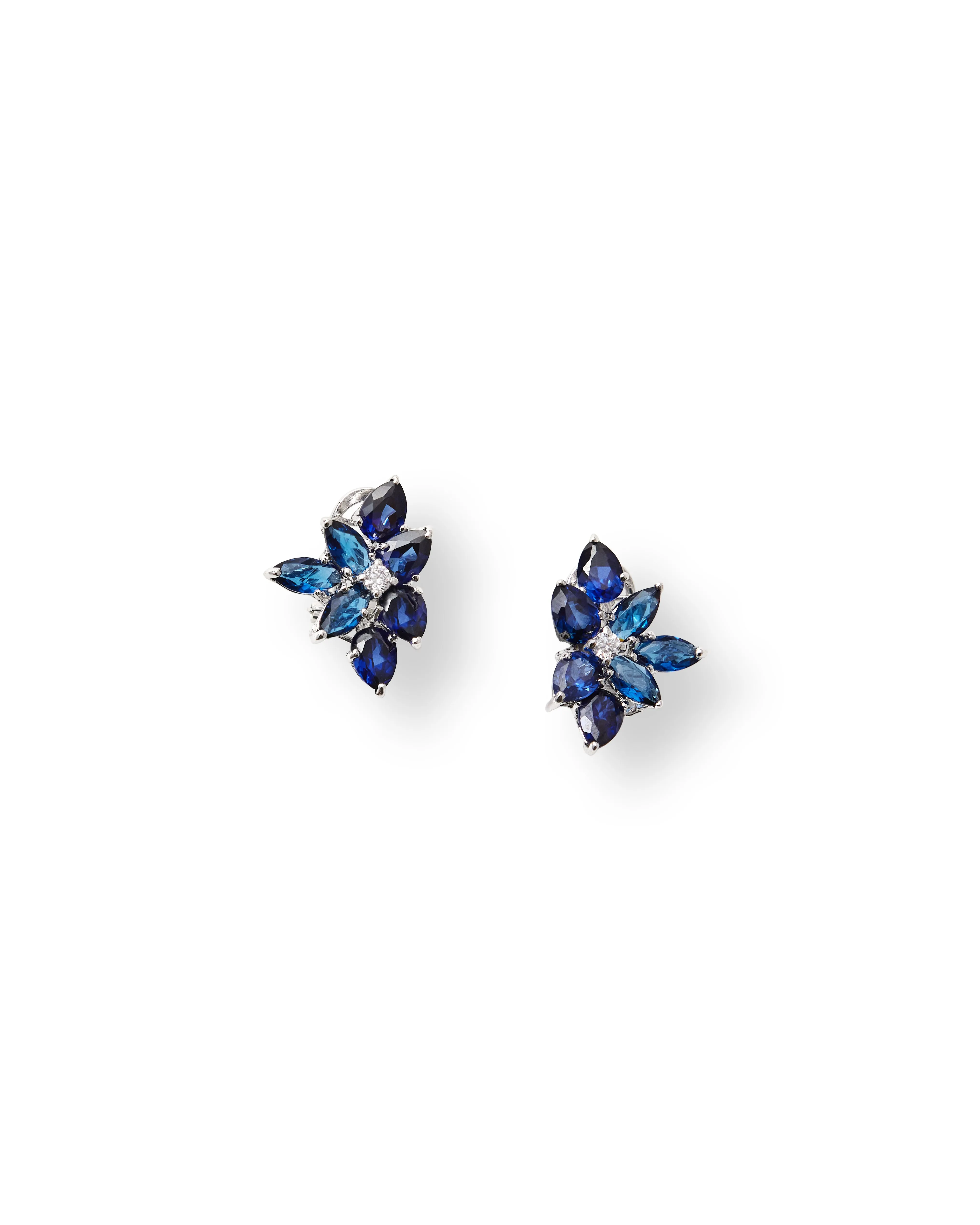 Floral Crystal Earrings sold by Teri Jon product image thumbnail 3