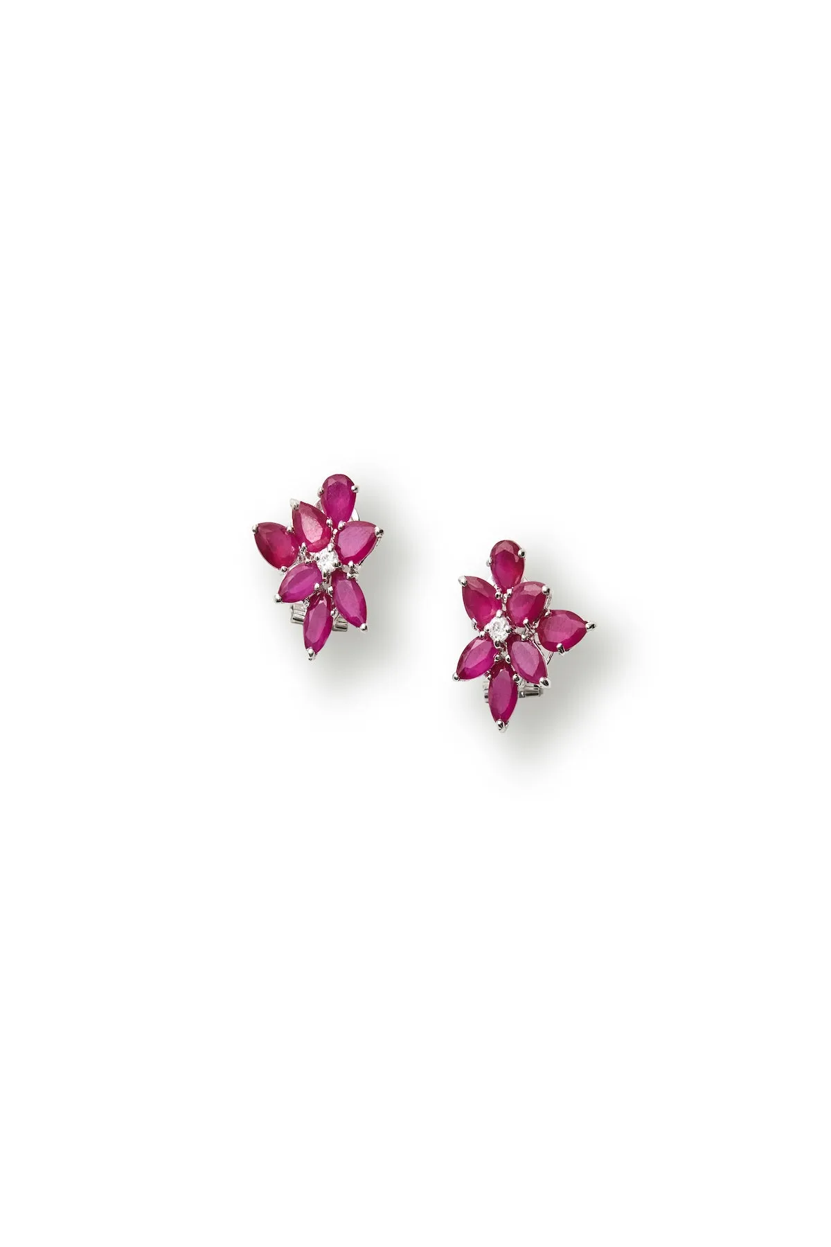Floral Crystal Earrings sold by Teri Jon