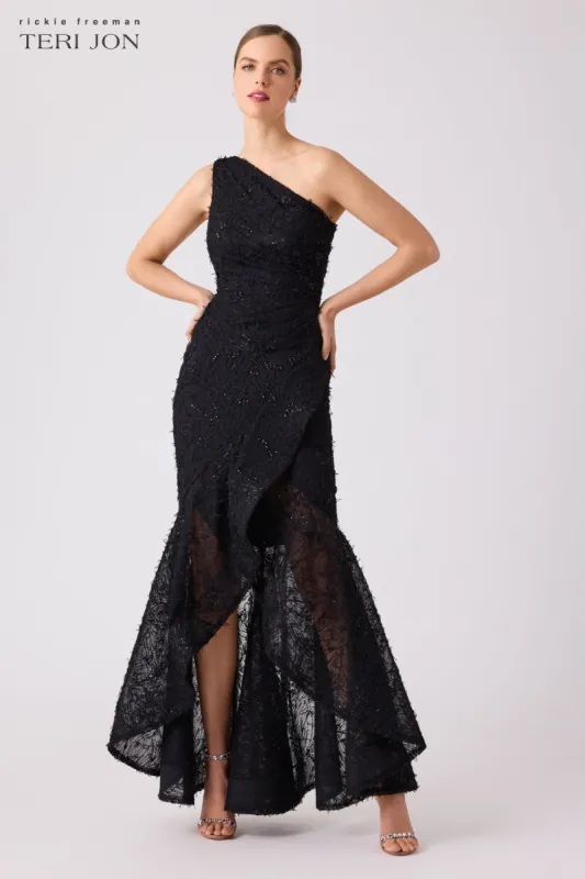 Embroidered Sequin Lace Formal Gown sold by Teri Jon