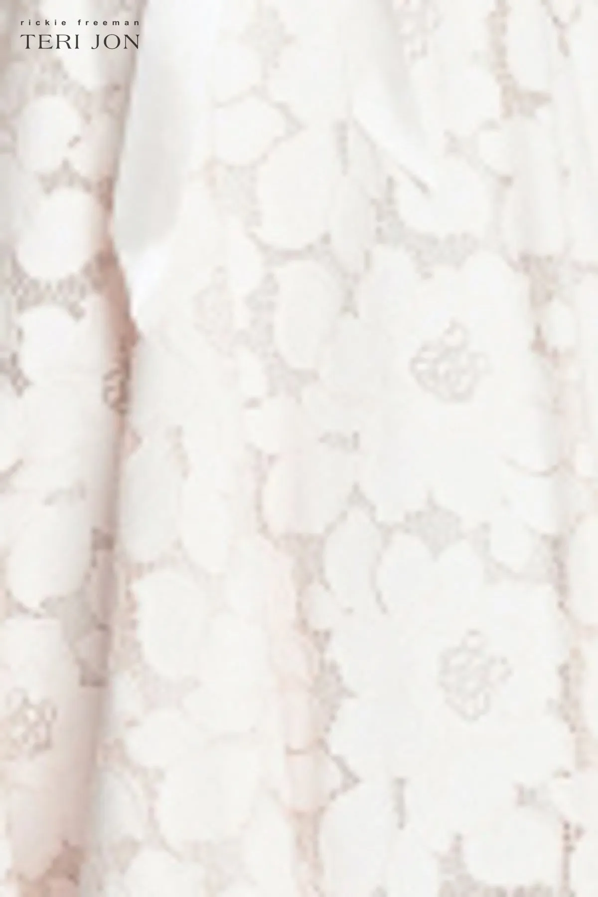 3/4 Sleeve Lace and Tulle Fit and Flare Dress sold by Teri Jon product image thumbnail 4