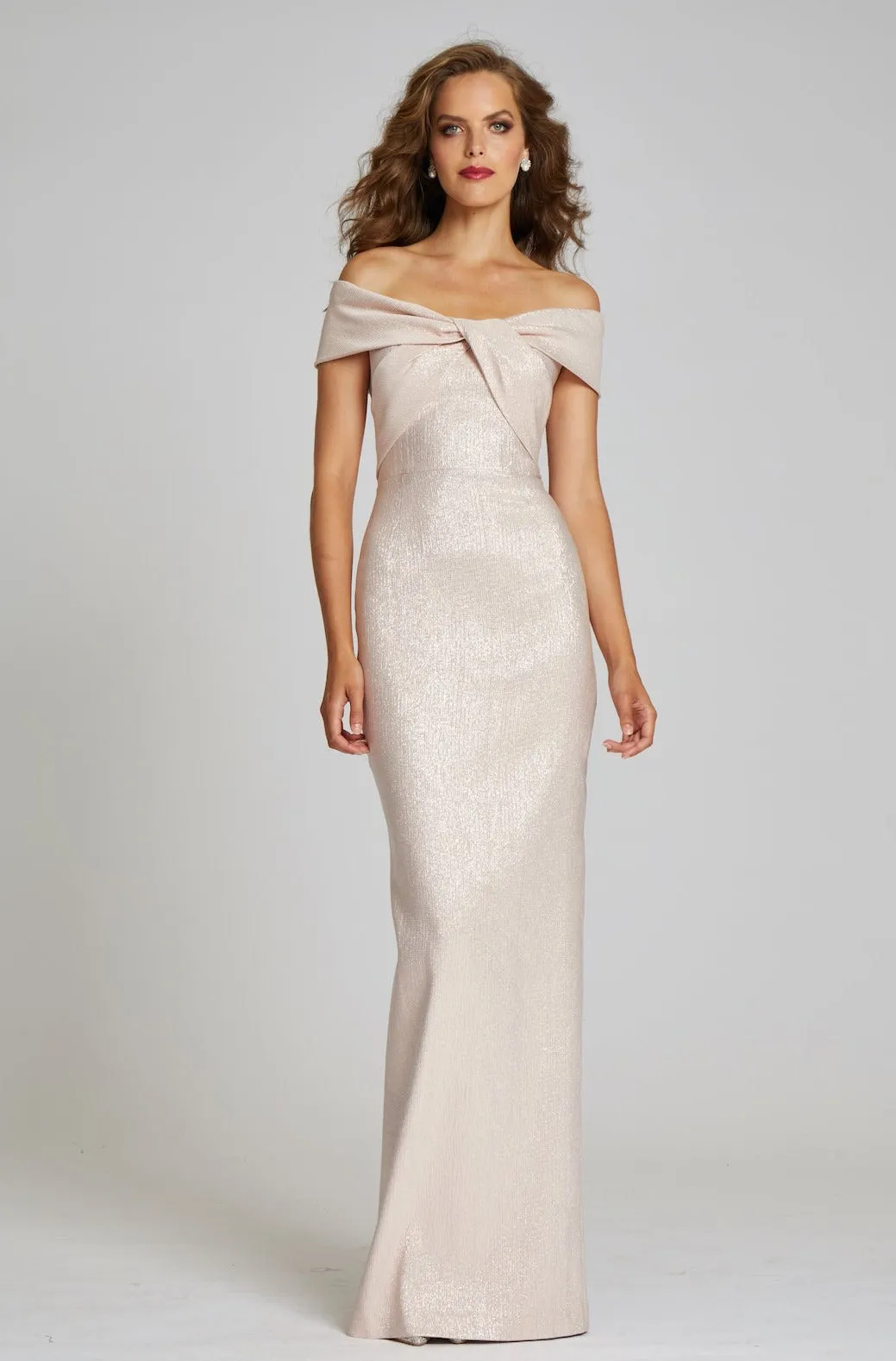 Metallic Twist Front Gown sold by Teri Jon product image thumbnail 5