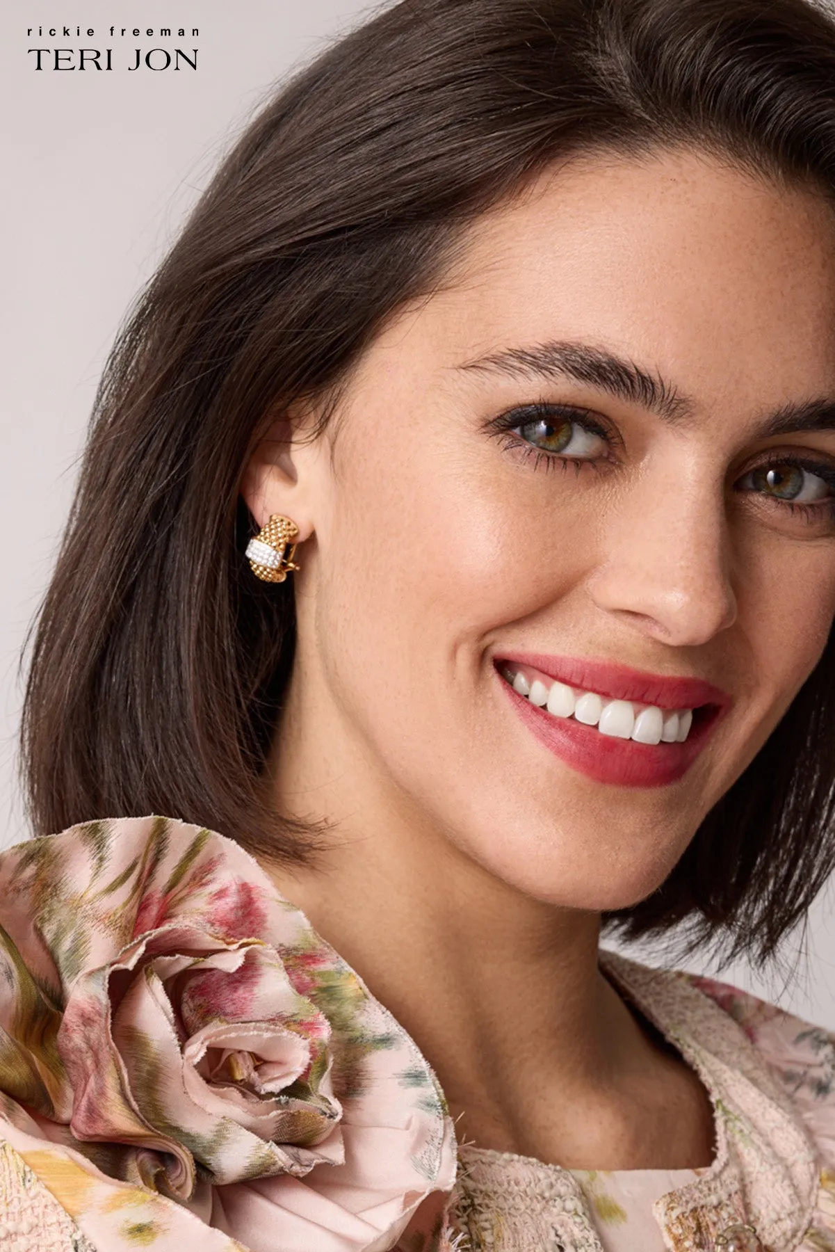 Woven Textured Earrings sold by Teri Jon product image thumbnail 3