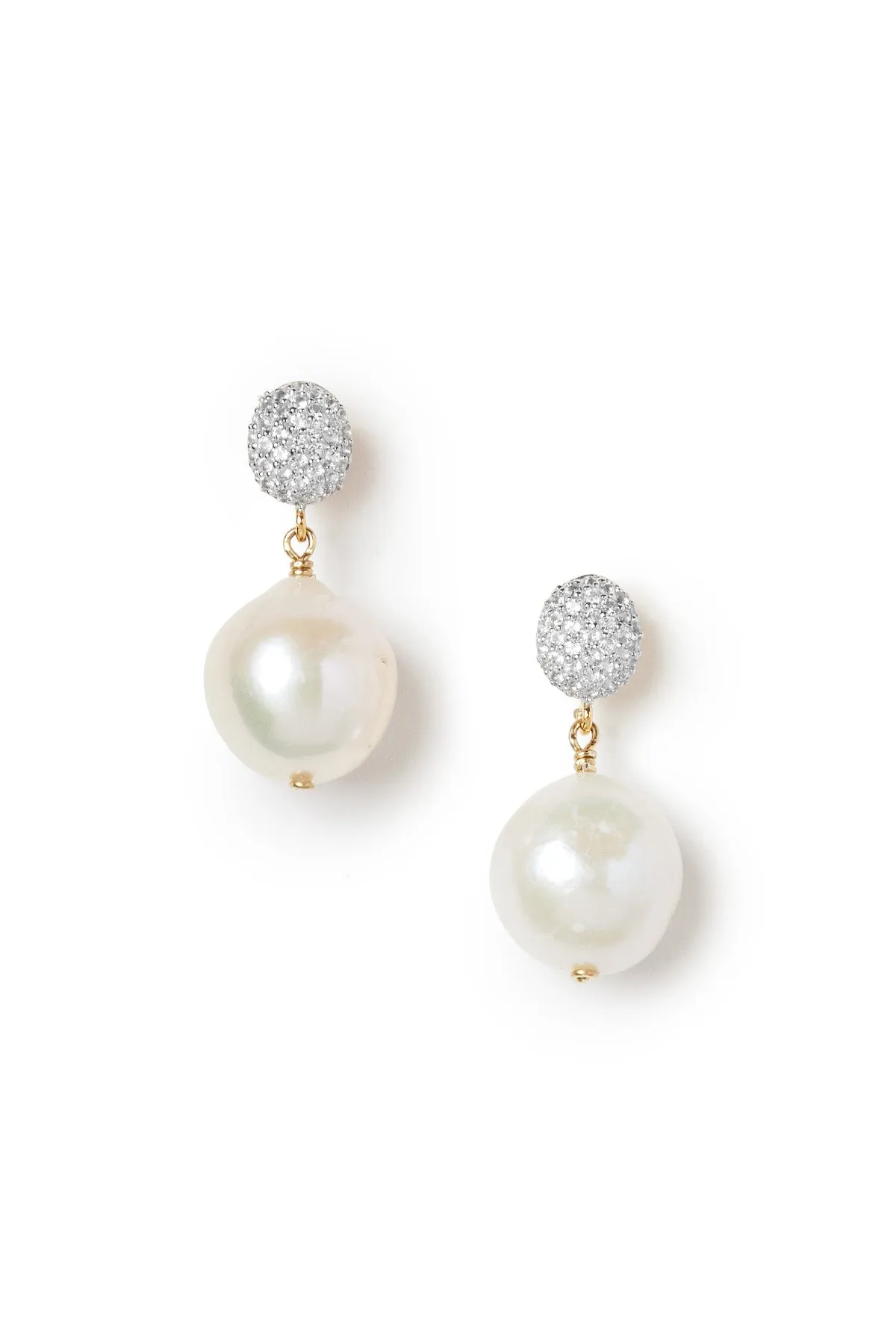 Pearl Drop Earrings sold by Teri Jon