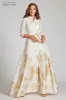 Jacquard Border Pattern Shirt Gown sold by Teri Jon