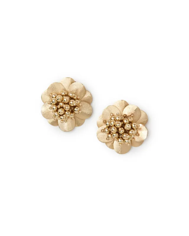 Golden Blossom Studs sold by Teri Jon