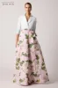 Taffeta Floral Print Shirt Dress sold by Teri Jon