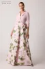 Taffeta Floral Print Shirt Dress sold by Teri Jon