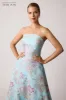 Sleeveless Metallic Multi Jacquard Gown sold by Teri Jon